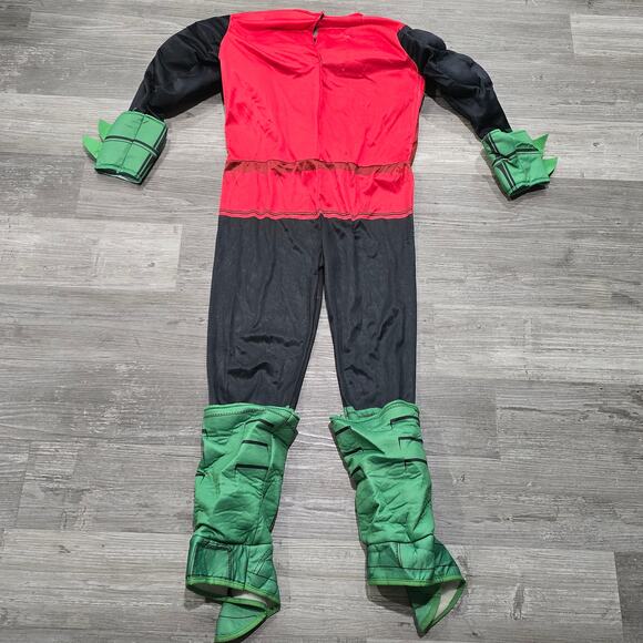 Rubies DC Comics Batman Deluxe Robin Muscle Chest Halloween Costume Kid Dress Up - Picture 5 of 13